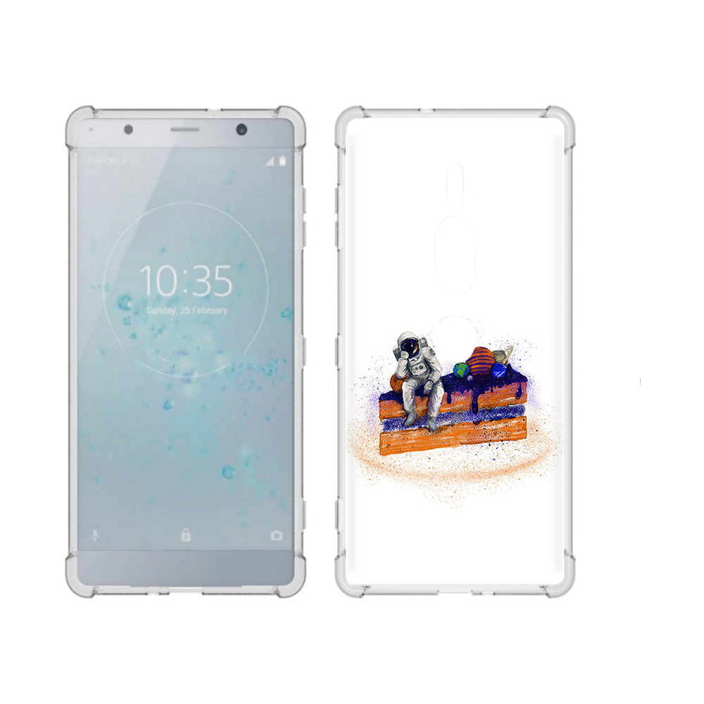 

Чехол MyPads Tocco для Sony Xperia XZ2 Premium торт с планетами, Прозрачный, Tocco