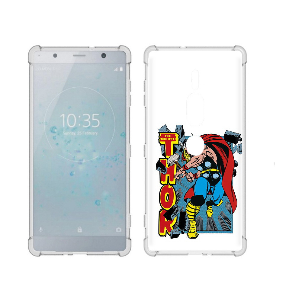 

Чехол MyPads Tocco для Sony Xperia XZ2 Premium тор комикс, Прозрачный, Tocco