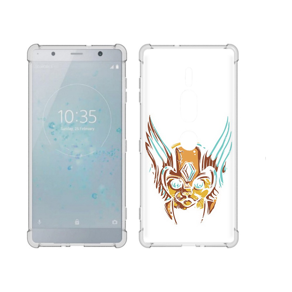 

Чехол MyPads Tocco для Sony Xperia XZ2 Premium тор абстракция, Прозрачный, Tocco