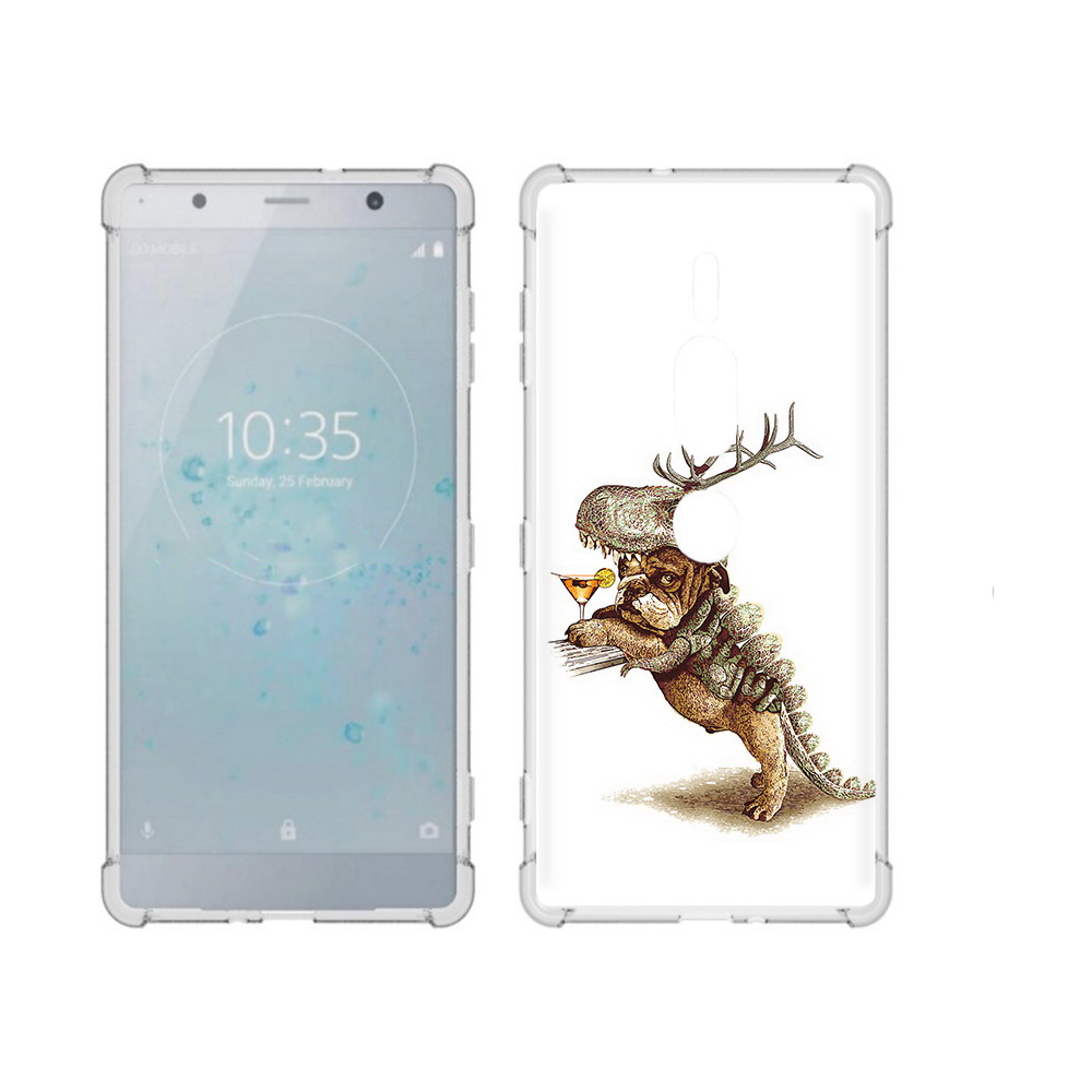 

Чехол MyPads Tocco для Sony Xperia XZ2 Premium тематическая вечеринка, Прозрачный, Tocco