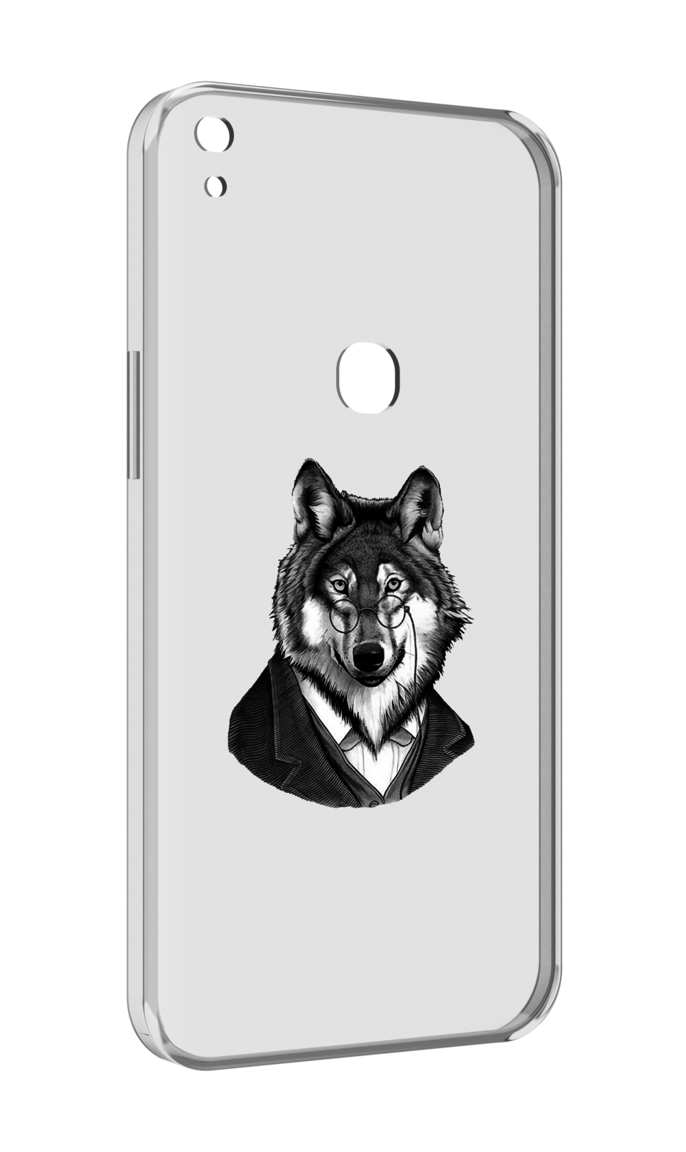 Чехол MyPads волк в пиджаке для Alcatel SHINE LITE 5080X 5.0
