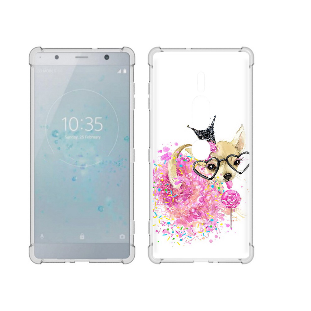

Чехол MyPads Tocco для Sony Xperia XZ2 Premium сладкая принцесса, Прозрачный, Tocco