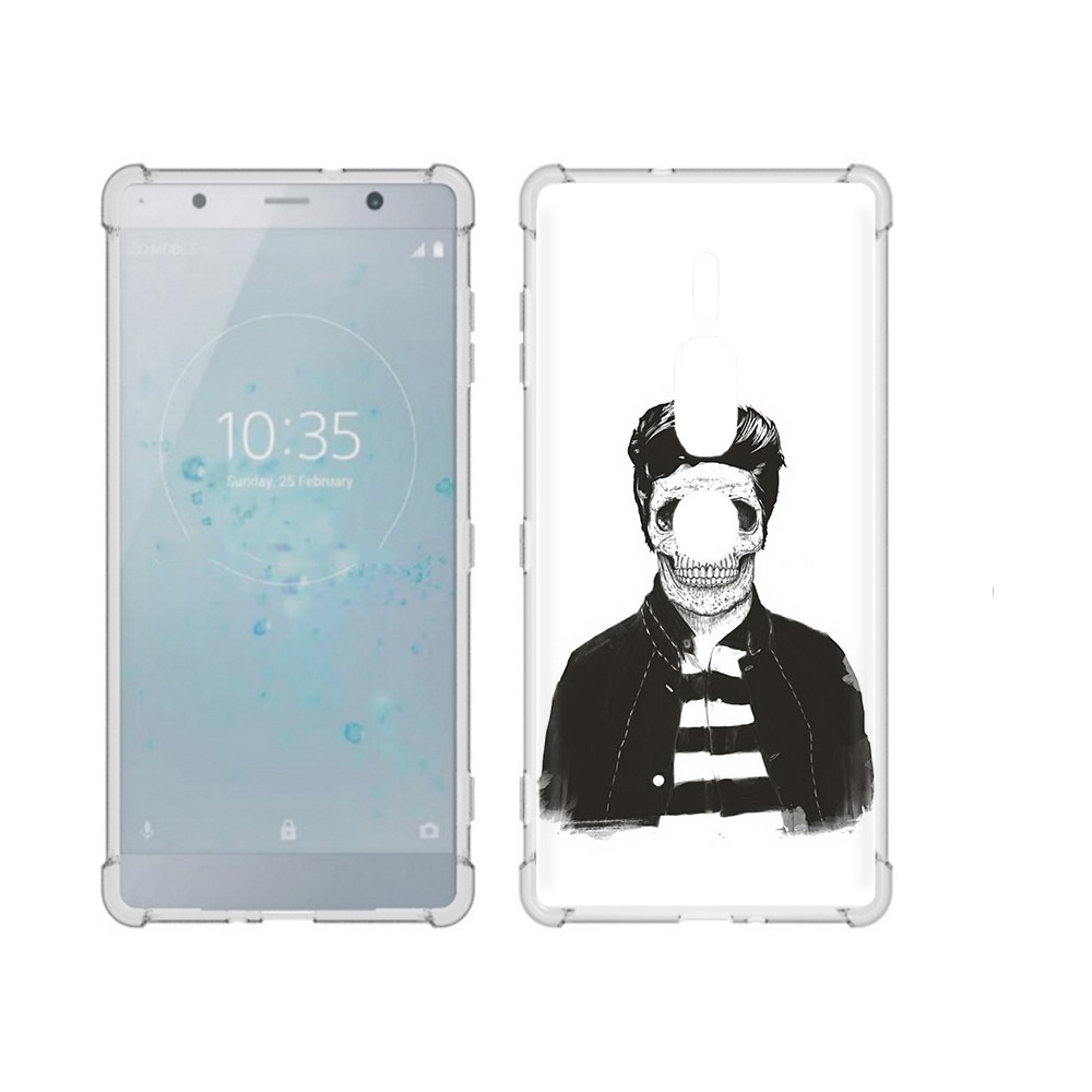 

Чехол MyPads Tocco для Sony Xperia XZ2 Premium скелет, Прозрачный, Tocco