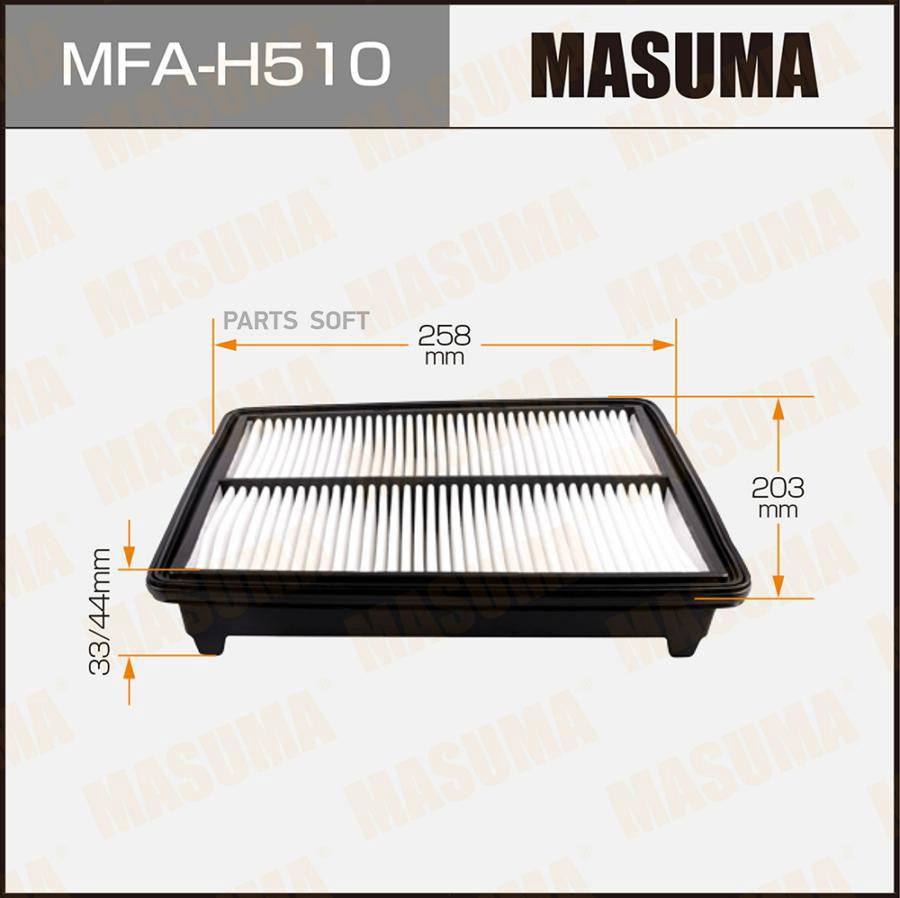 Фильтр Воздушный Masuma Mfah510