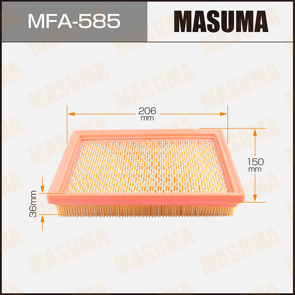 

MASUMA MFA-585 Фильтр воздушный () 1шт