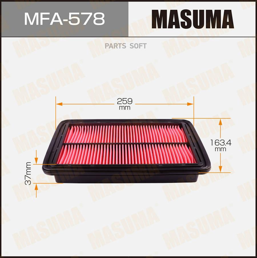 

Фильтр воздушный MASUMA mfa578