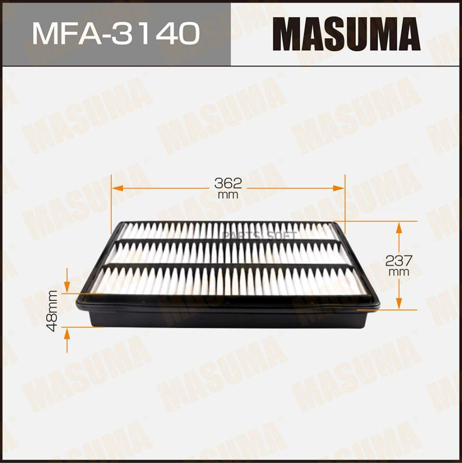 

Mfa-3140_фильтр Воздушный Mitsubishi Pajero 3.8 V6/2.5tdi/3.2di-D 00> Masuma арт. MFA3140