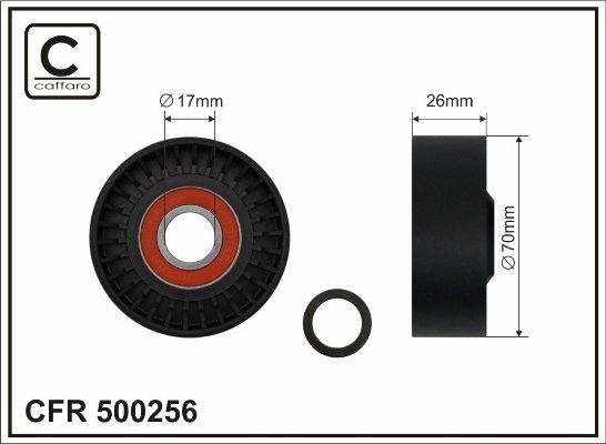 

Ролик п/клин. ремня CAFFARO 500256, Ролик п/клин. ремня CAFFARO 500256 CAFFARO 500256