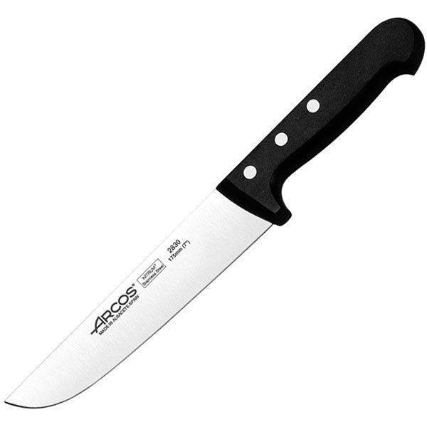 

Нож для мяса «Универсал» лезвие L=17.5 см черный ARCOS 283004