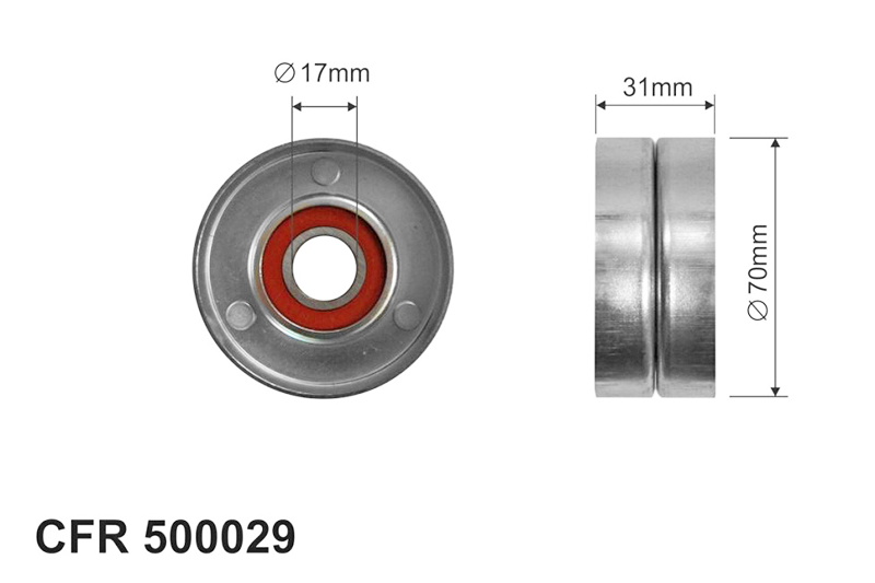 

Ролик натяж-ля ремня CAFFARO 500029, Ролик натяж-ля ремня CAFFARO 500029 CAFFARO 500029