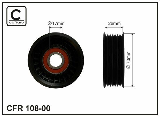 

Ролик приводного ремня CAFFARO 10800, Ролик приводного ремня CAFFARO 10800 CAFFARO 10800