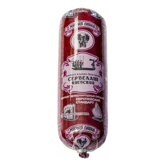 

Колбаса Мясная лавка Сервелат Киевский варено-копченая 450 г
