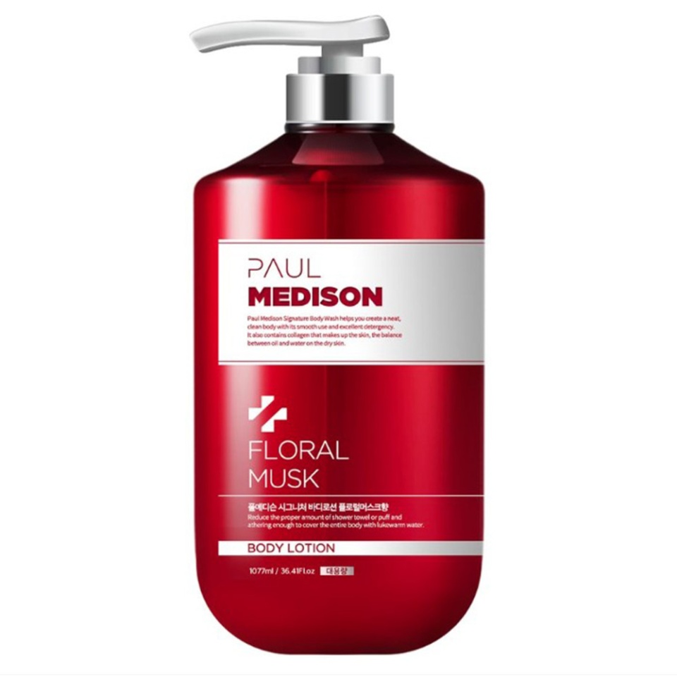 Лосьон для тела Paul Medison Signature Body Lotion с ароматом цветочного мускуса, 1077 мл