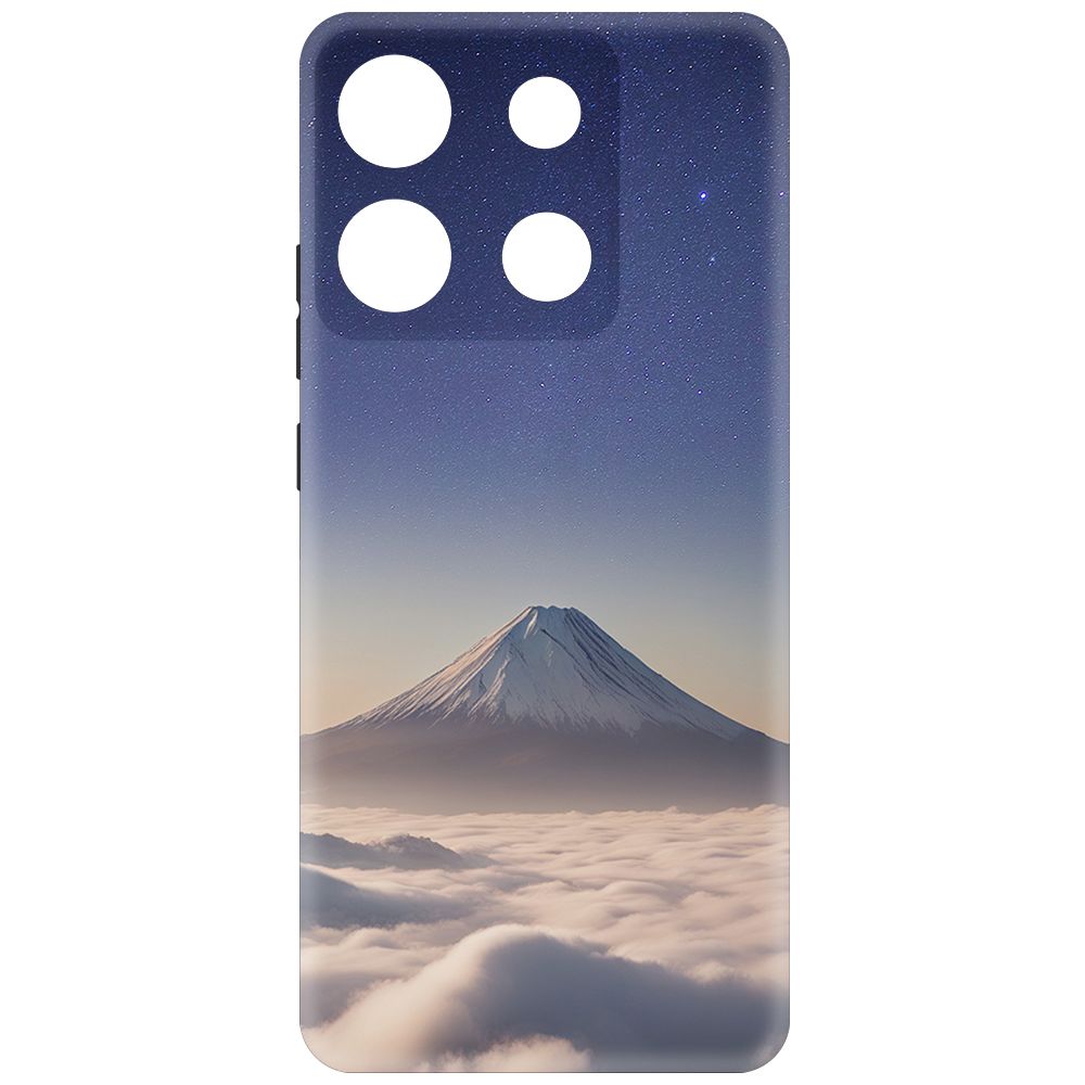 

Чехол-накладка Krutoff Soft Case Япония, Фудзияма для INFINIX Smart 7 Plus черный