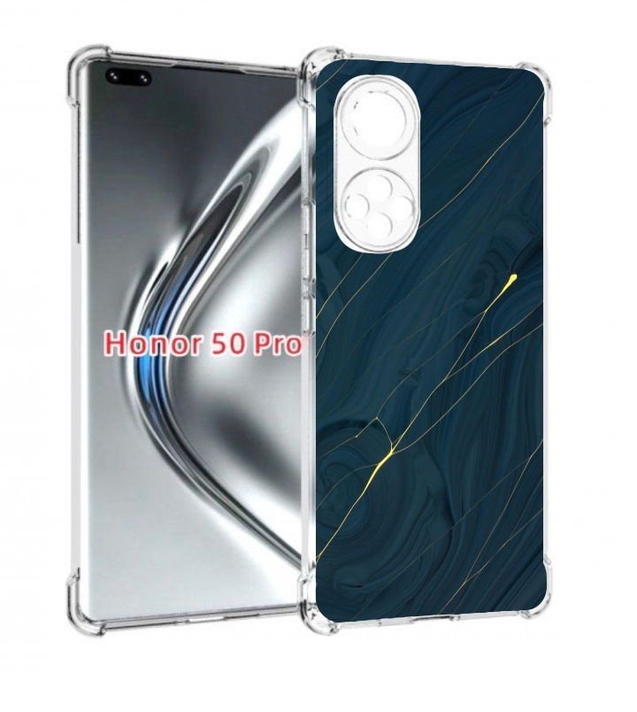 

Чехол бампер MyPads дерево с золотыми трещинами для Honor, Прозрачный, Tocco