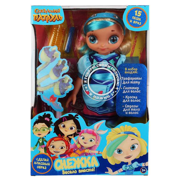 

Кукла Карапуз Сказочный патруль Снежка 32 см
