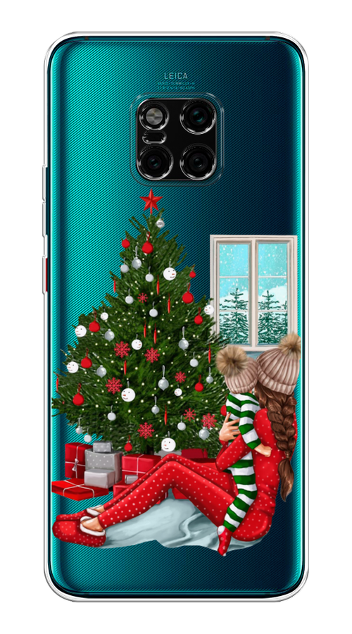 

Чехол на Huawei Mate 20 Pro "Новый год с мамой", Красный;зеленый;голубой, 67050-6