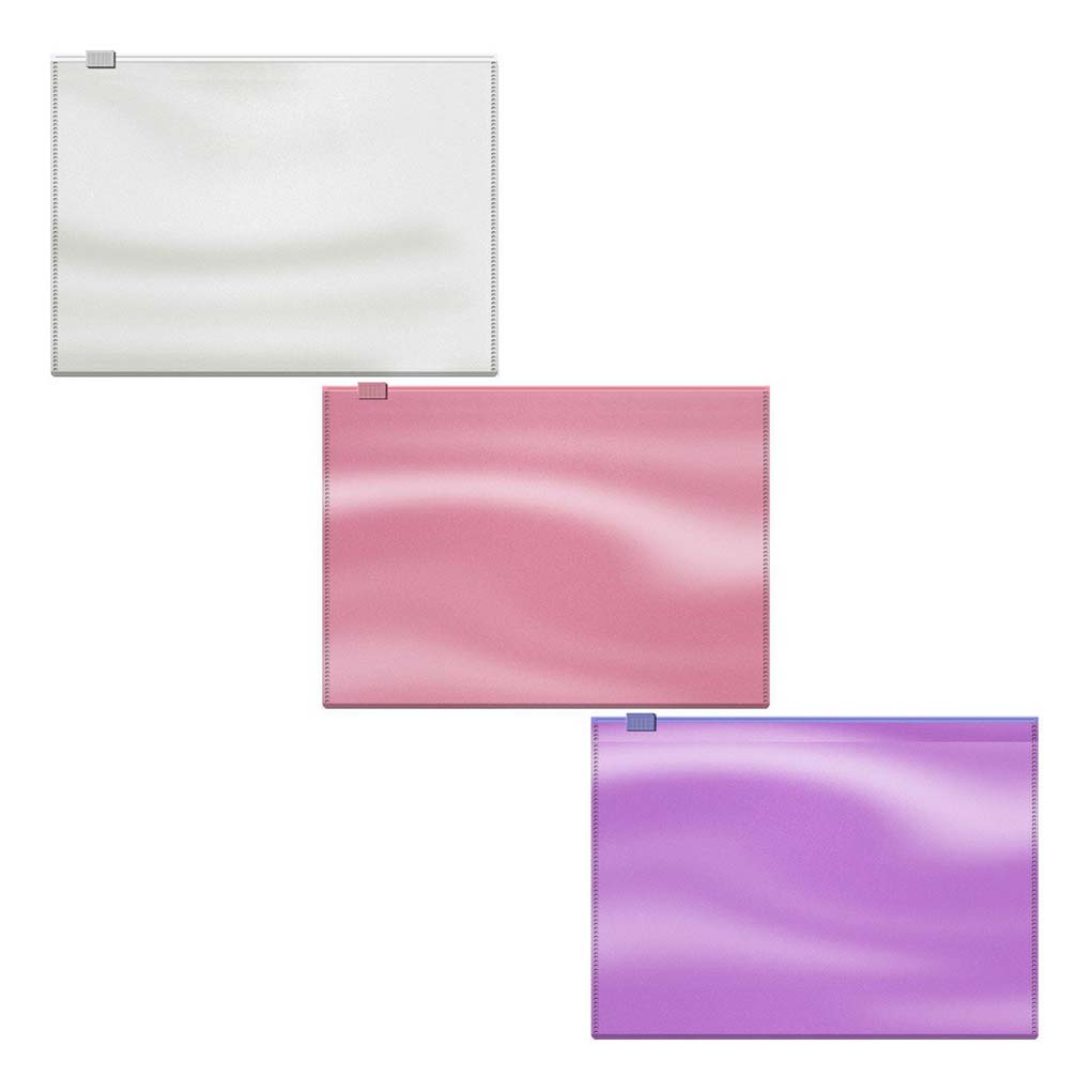 

Zip-пакет ErichKrause Glossy Candy пластиковый С6, Белый;розовый;фиолетовый
