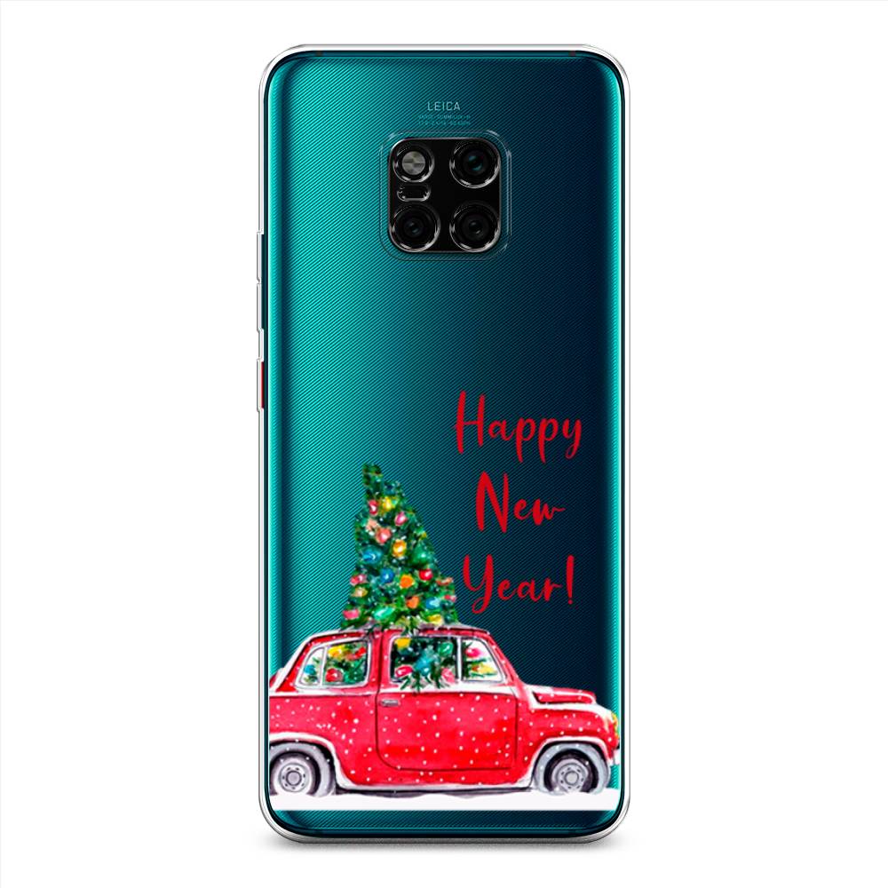

Чехол на Huawei Mate 20 Pro "Happy New Year", Красный;зеленый, 67050-5