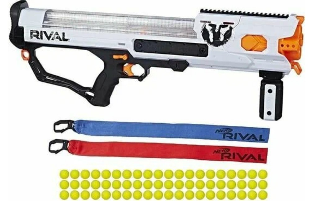 

Игрушечный бластер Nerf Райвал Гадес Отряд Фантом XVIII-6000 E0648 белый 70 см, Райвал Гадес Отряд Фантом XVIII-6000