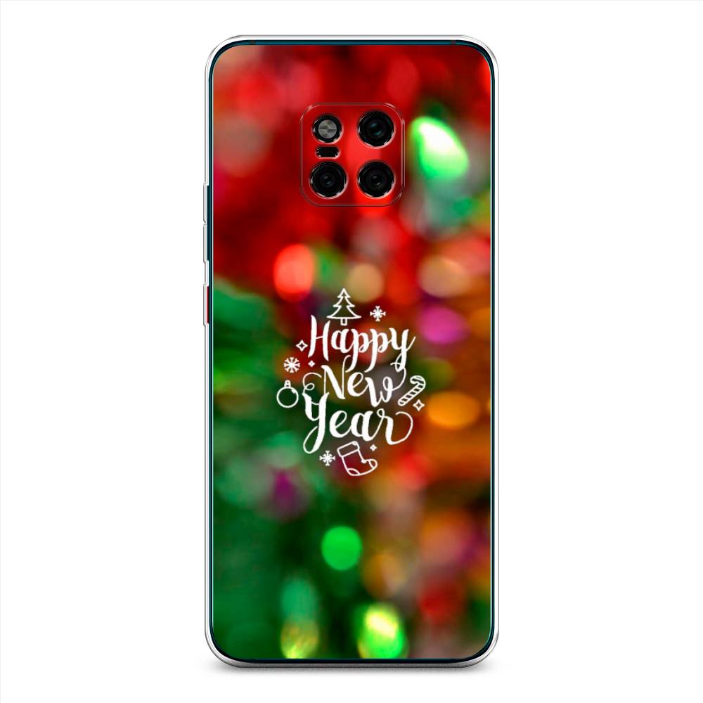 

Чехол на Huawei Mate 20 Pro "Новый Год на елке", Зеленый;красный;желтый, 67050-5