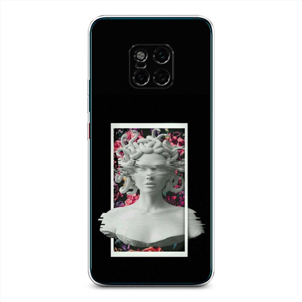 

Чехол на Huawei Mate 20 Pro "Web Punk Медуза Горгона", Черный;серый, 67050-6