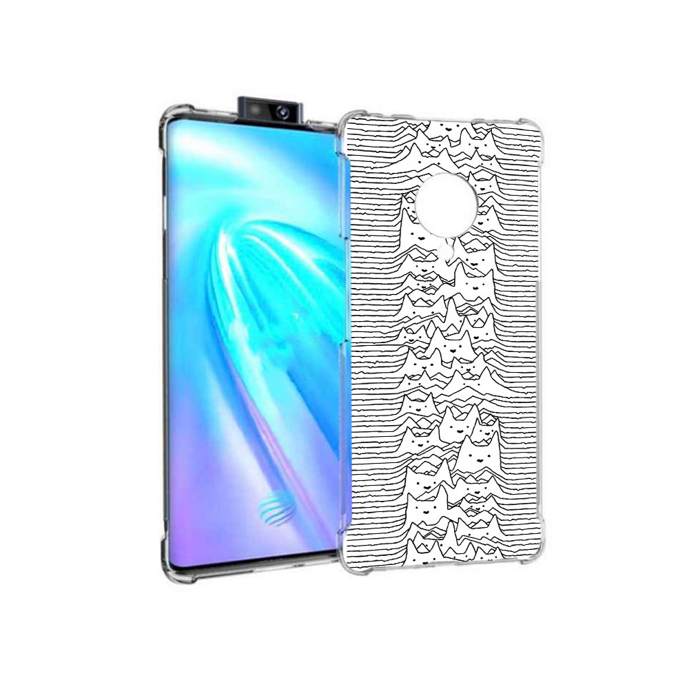 

Чехол MyPads Tocco для Vivo NEX 3 черно белые коты 3D (PT136035.381.682), Прозрачный, Tocco
