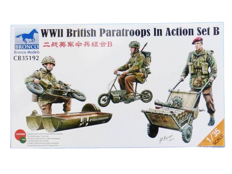 

CB35192 Bronco 1/35 WWII British Paratroops in Action Set B, CB35192