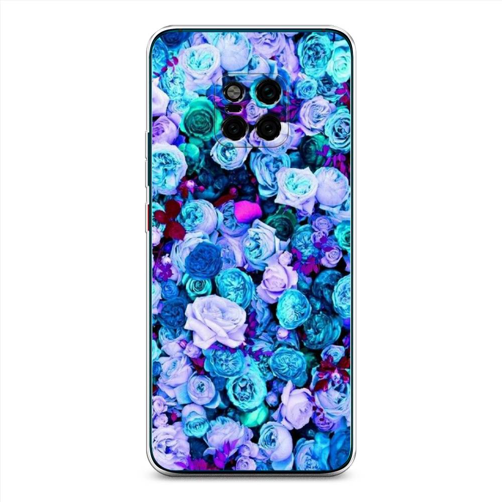 

Чехол на Huawei Mate 20 Pro "Цветочный ковер", Фиолетовый, 67050-2