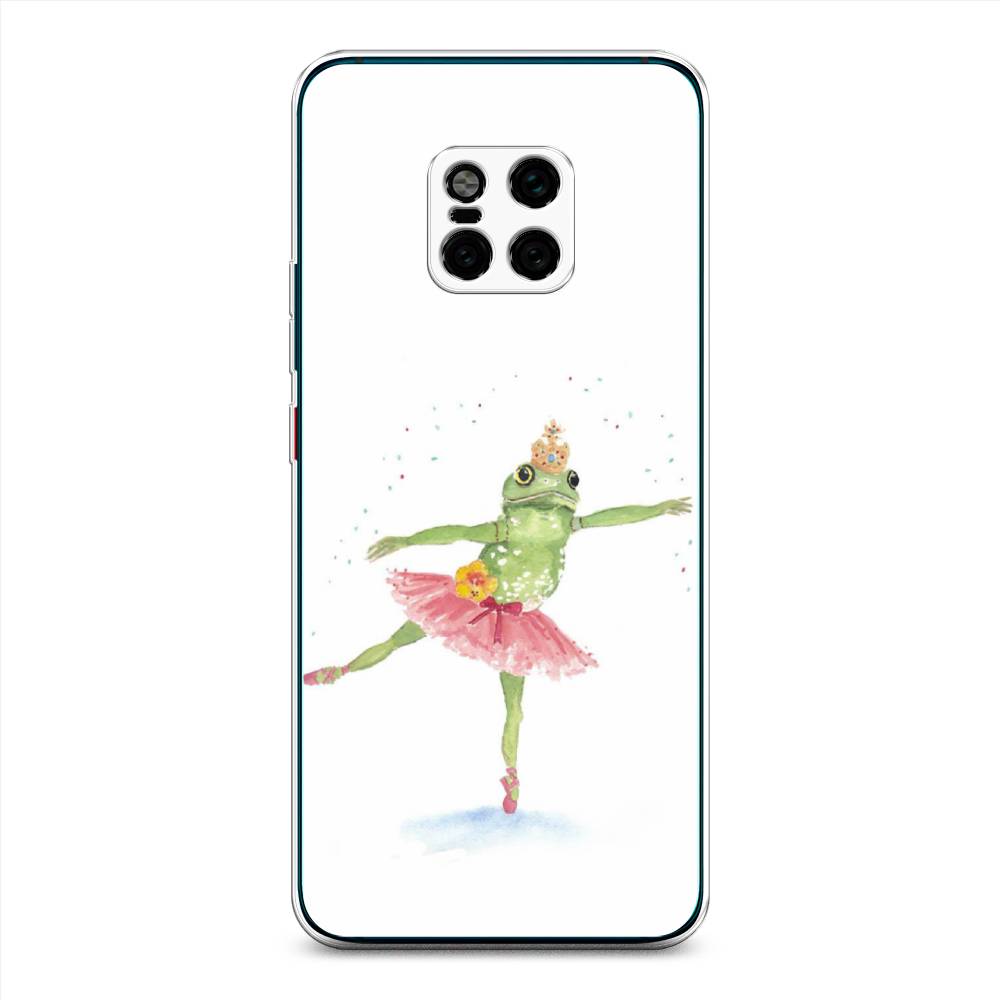 

Чехол на Huawei Mate 20 Pro "Лягушка-балерина", Зеленый, 67050-4