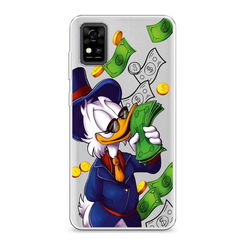 

Чехол на ZTE Blade A31 "Scrooge McDuck with Money", Синий;зеленый;белый, 134650-6