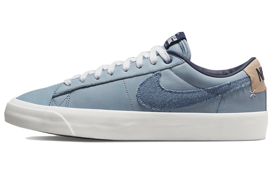 

Кеды унисекс Nike Blazer Low Pro GT PRM синие 38 EU, Синий, Blazer Low Pro GT PRM