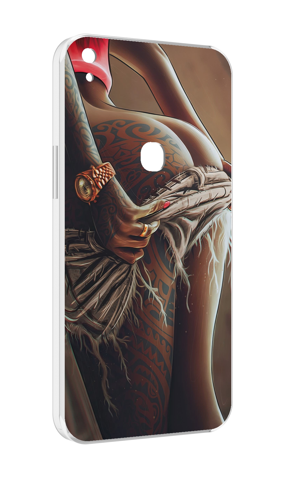 

Чехол MyPads полуголая девушка фотография женский для Alcatel SHINE LITE 5080X 5.0, Прозрачный, Tocco