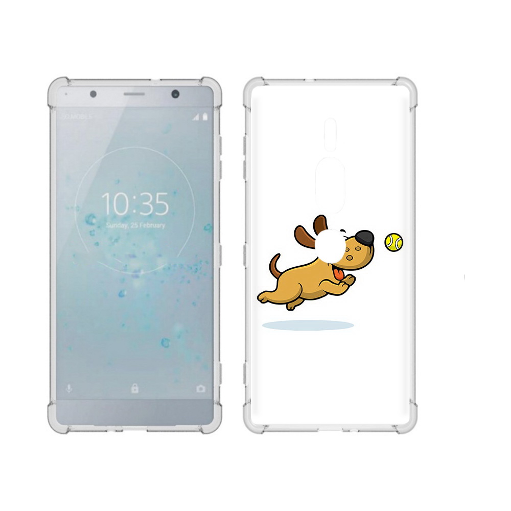 

Чехол MyPads Tocco для Sony Xperia XZ2 Premium пёсик, Прозрачный, Tocco