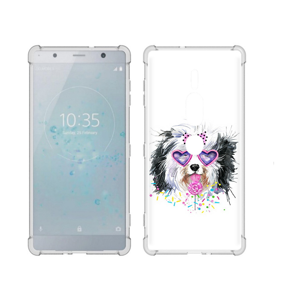 

Чехол MyPads Tocco для Sony Xperia XZ2 Premium пушистик, Прозрачный, Tocco