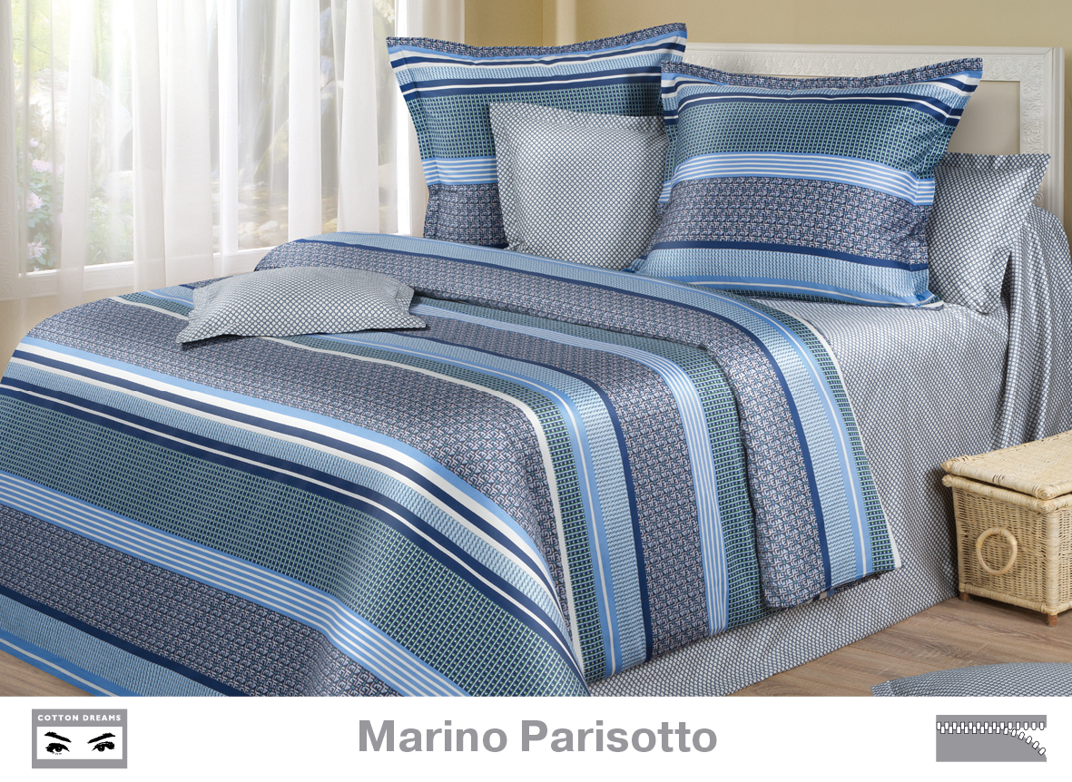 Постельное белье Cotton Dreams Marino Parisotto 1,5-спальный, наволочки 70х70