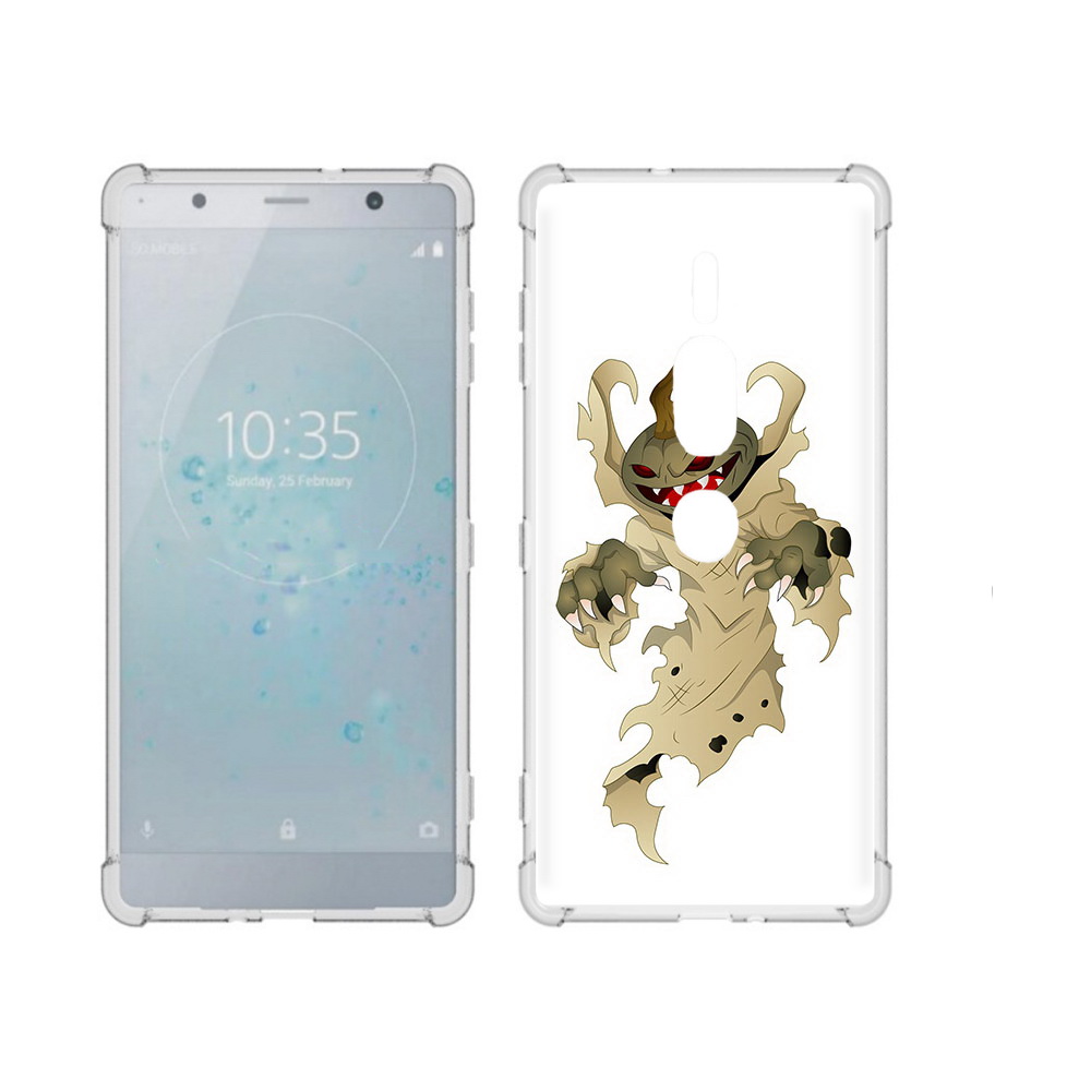 

Чехол MyPads Tocco для Sony Xperia XZ2 Premium призрак хэллоуина, Прозрачный, Tocco