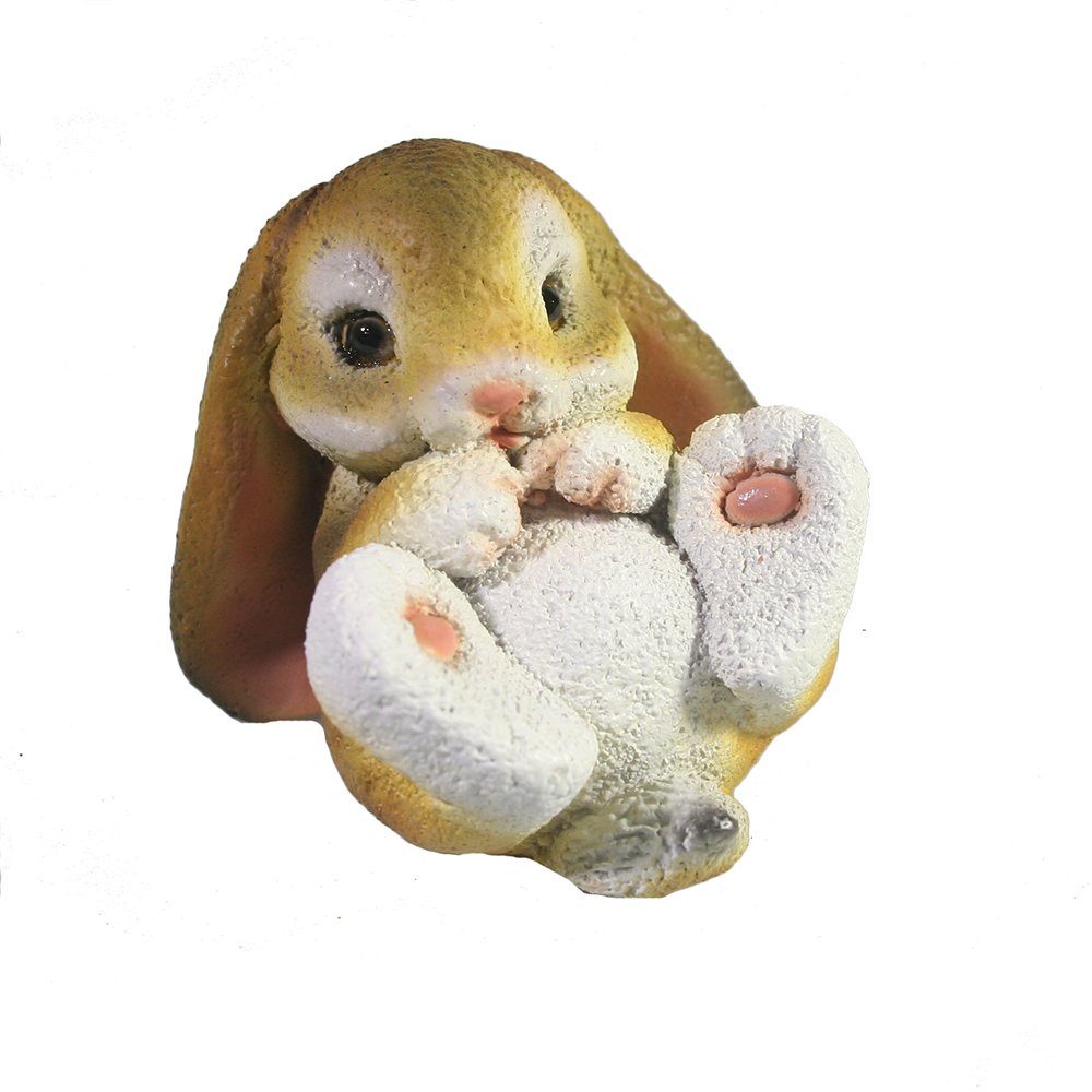 

Фигура декоративная Зайка-лапочка (рыжий) 7*6,5*15см KSMR-716316/SGK017