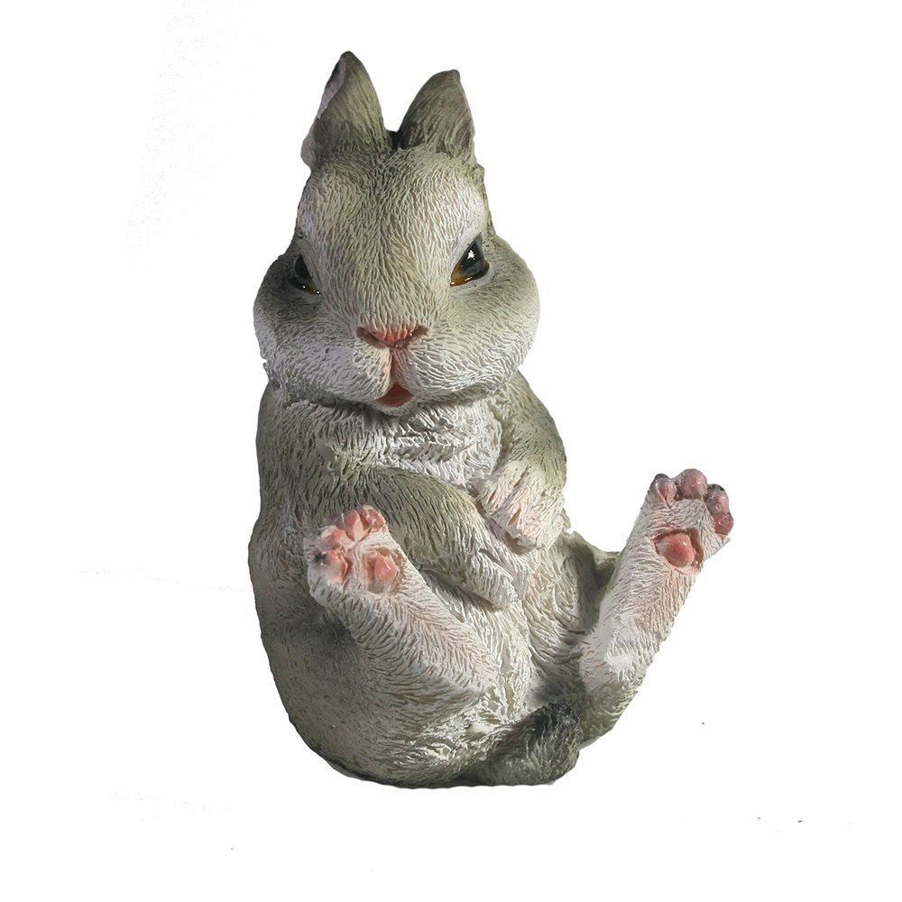 

Фигура декоративная Зайка сидит (серый) 7,5*6*9,5см KSMR-716289/SGK003