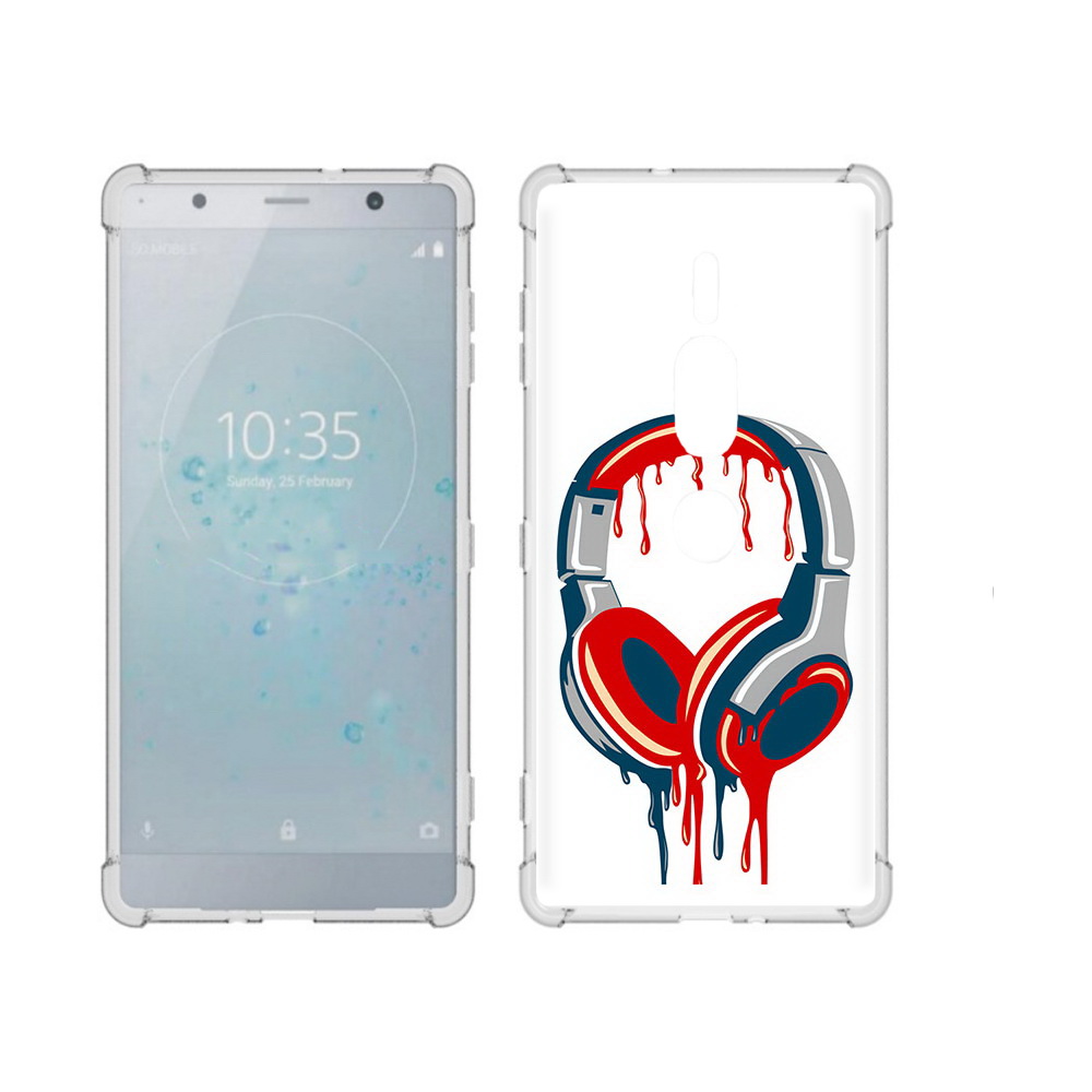 

Чехол MyPads Tocco для Sony Xperia XZ2 Premium не делай громко, Прозрачный, Tocco
