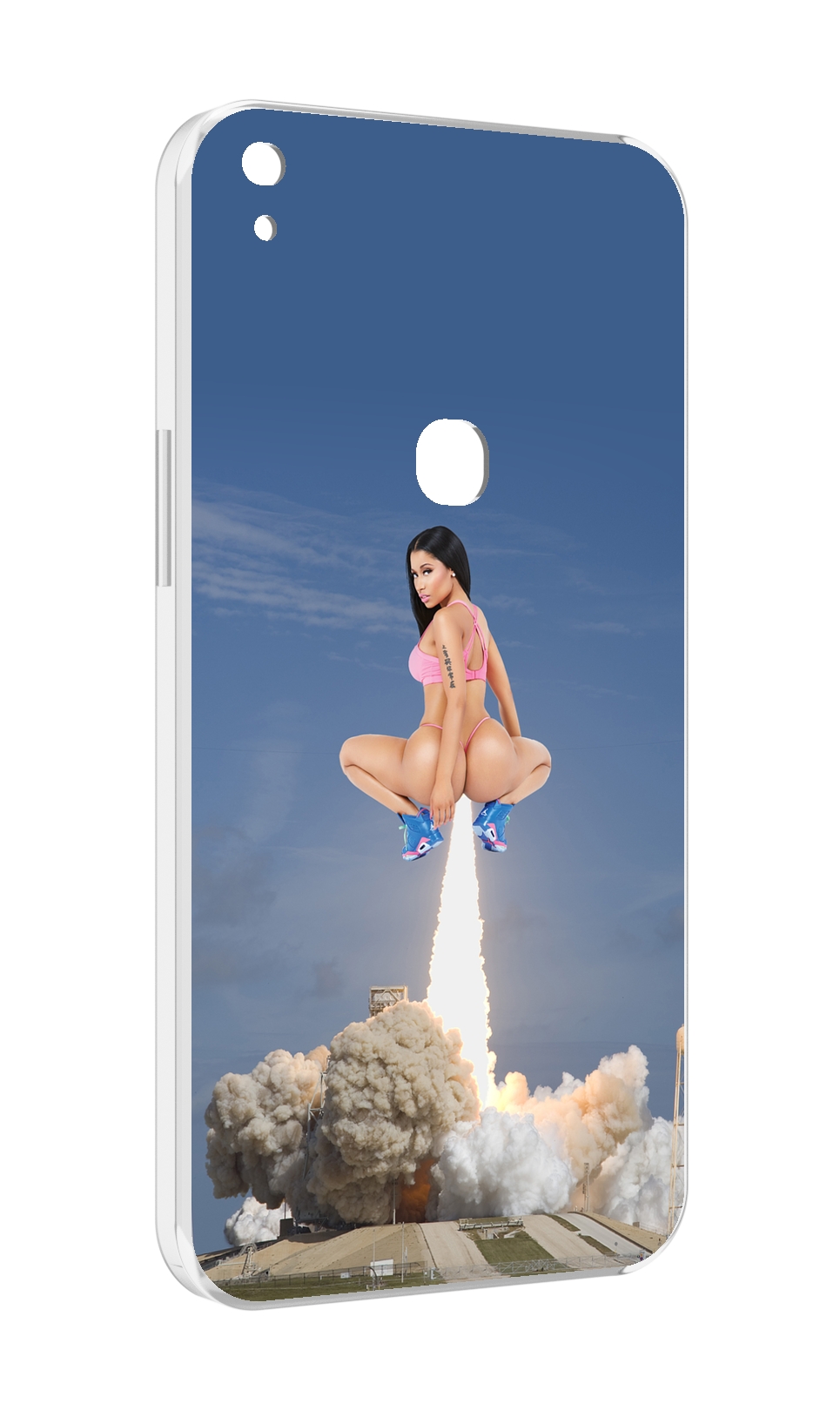 

Чехол MyPads ники-минаж-ракета детский для Alcatel SHINE LITE 5080X 5.0, Прозрачный, Tocco