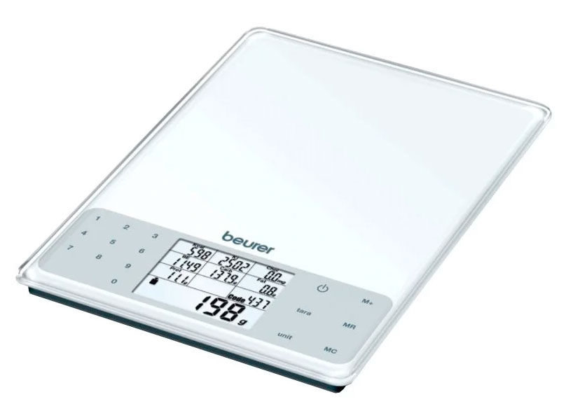 Весы кухонные Beurer DS61 белый фотоэпилятор beurer ipl10000 белый
