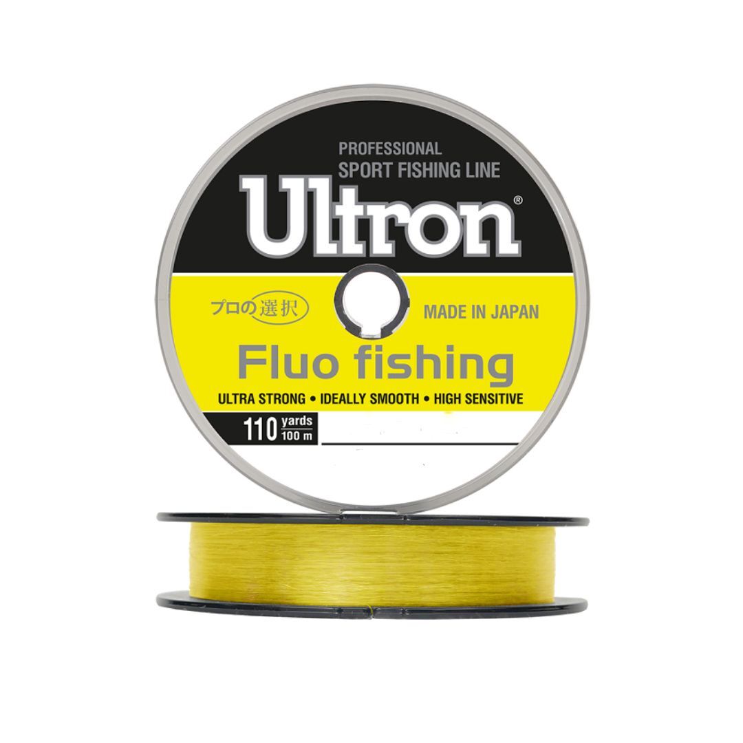 Монофильная леска для рыбалки ULTRON Fluo Fishing (ULTRON / 5 / 0.3 / 10 / 5 / f-yellow (5