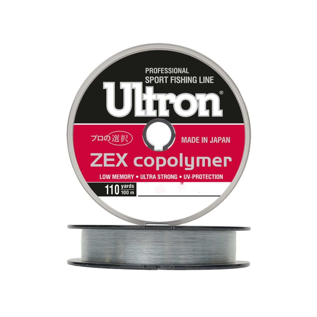 

Монофильная леска для рыбалки ULTRON Zex Copolymer (ULTRON / 5 / 0.33 / 13 / 5 / clear (5, Прозрачный, Zex Copolymer