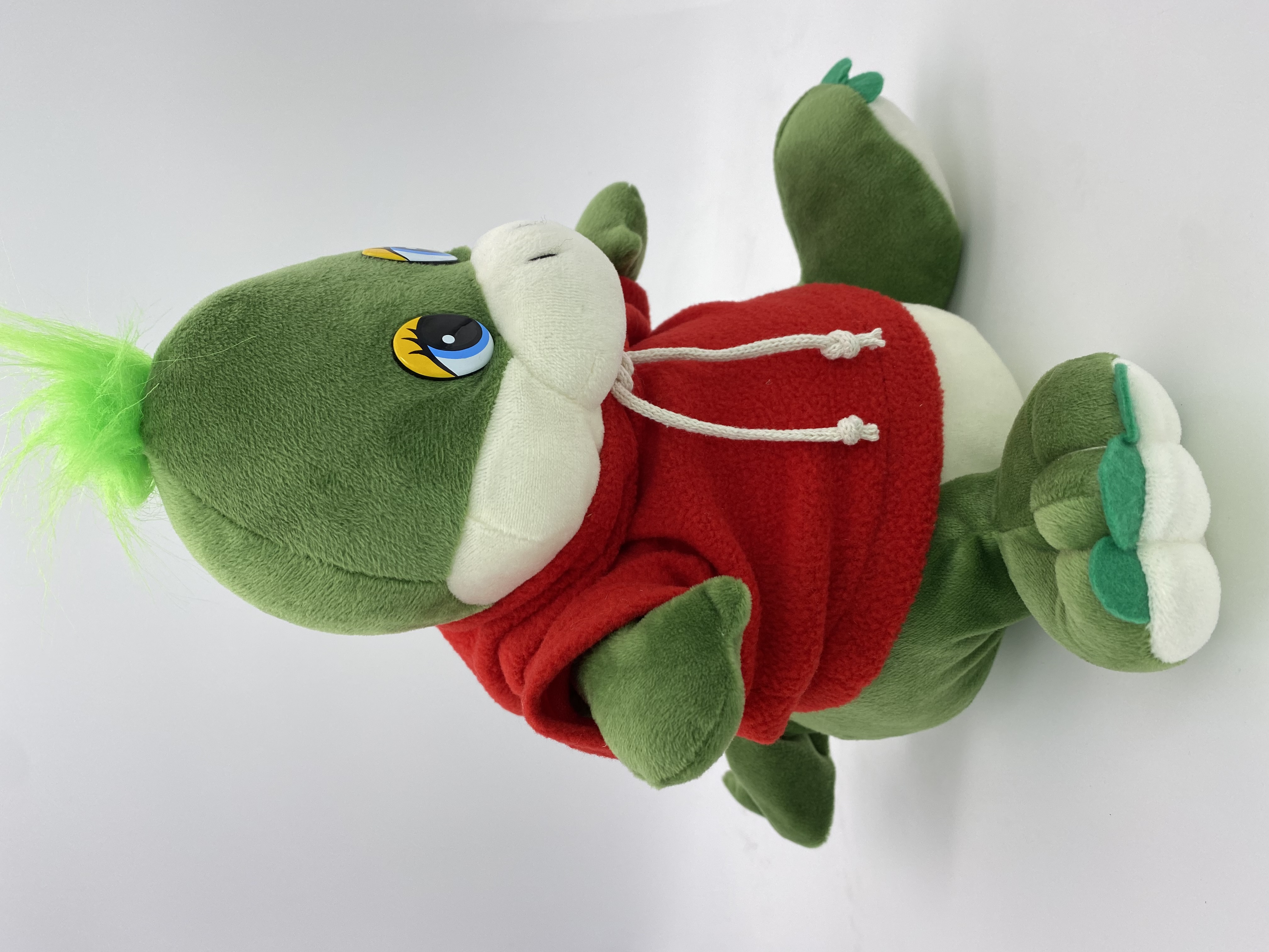 Мягкая игрушка Unaky Soft Toy Дракон Айн в красной толстовке 30 см 042127S-36 зеленый 1906₽