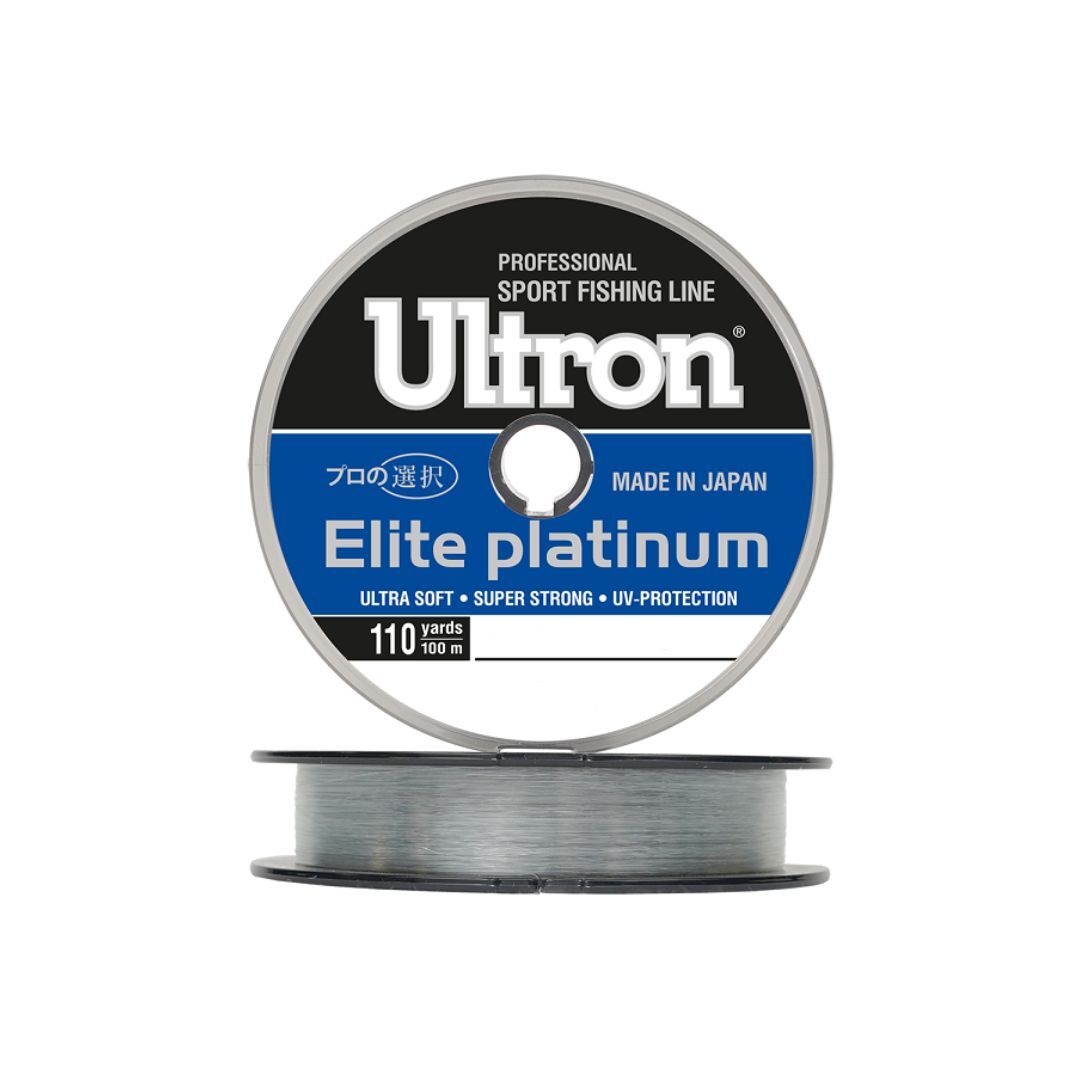 

Монофильная леска для рыбалки ULTRON Elite Platinum (5 / 0.25 / 7 / 5 / silver (5 штук) /, Серебристый, Elite Platinum