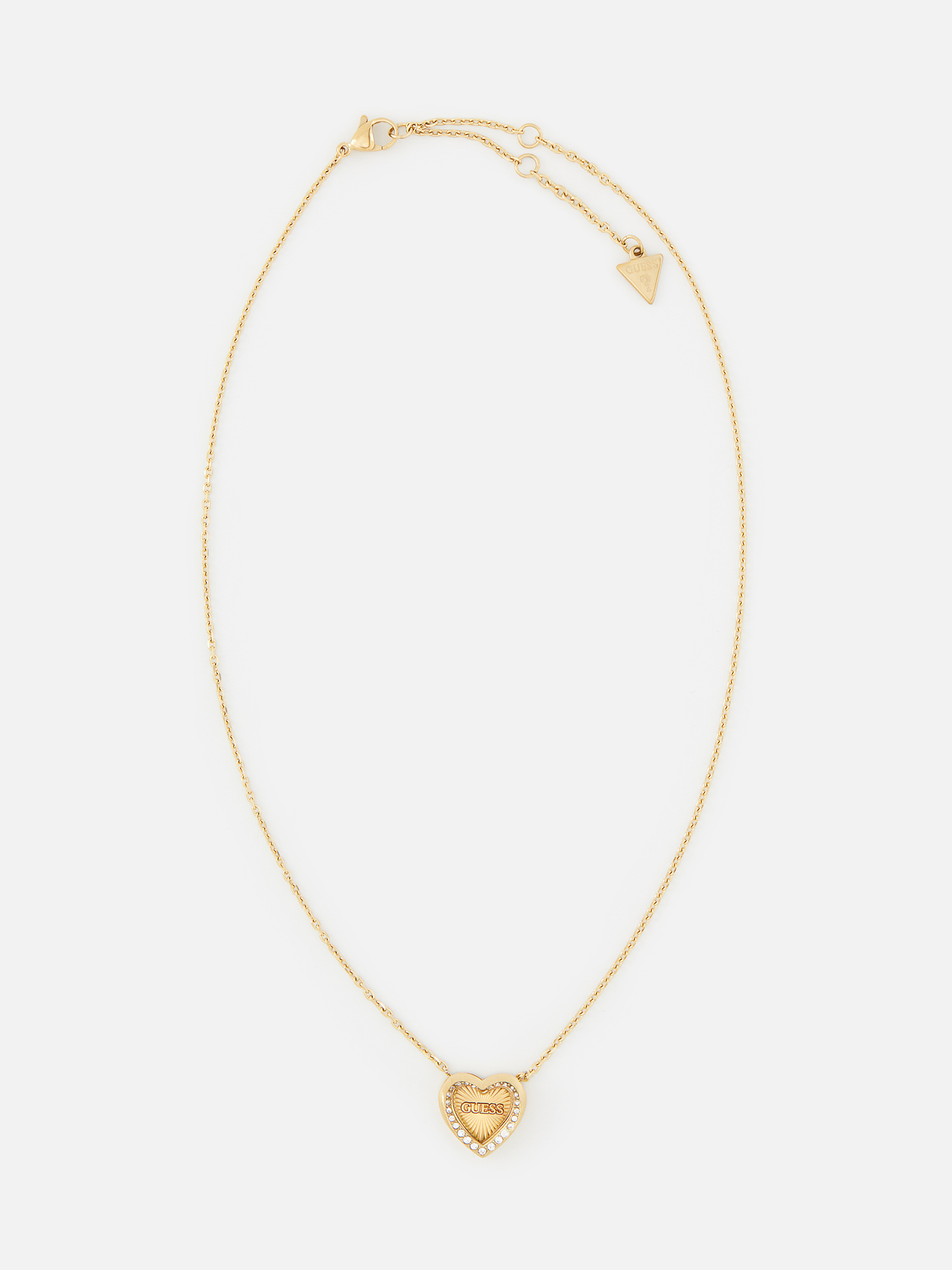

Колье из стали Guess JUBN04606JWYGT/U, кристалл, JUBN04606JWYGT/U