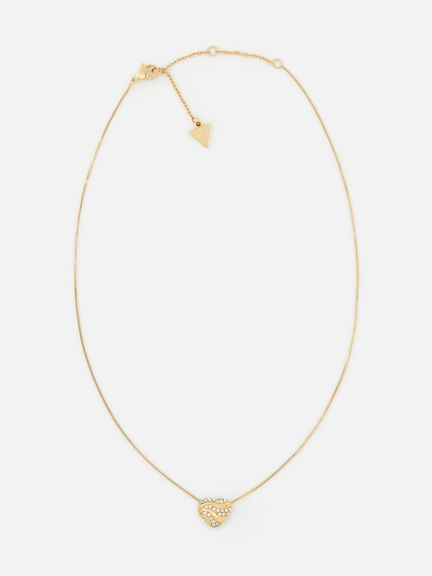 

Колье из стали Guess JUBN04501JWYGT/U, кристалл, JUBN04501JW