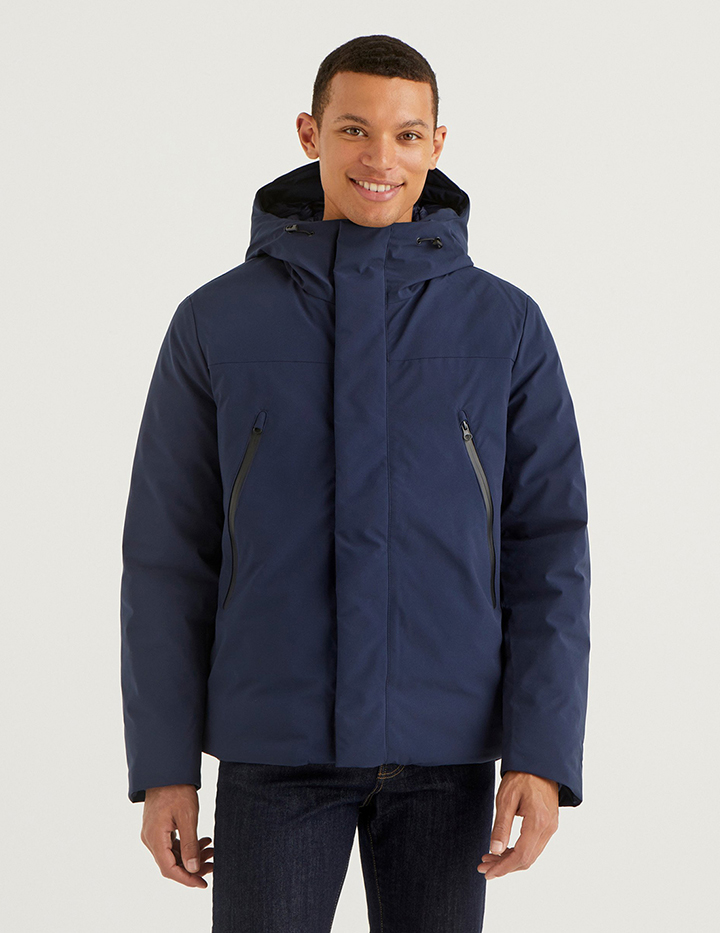 

Куртка мужская United Colors of Benetton 21A_275NUN00J синяя L, 21A_275NUN00J