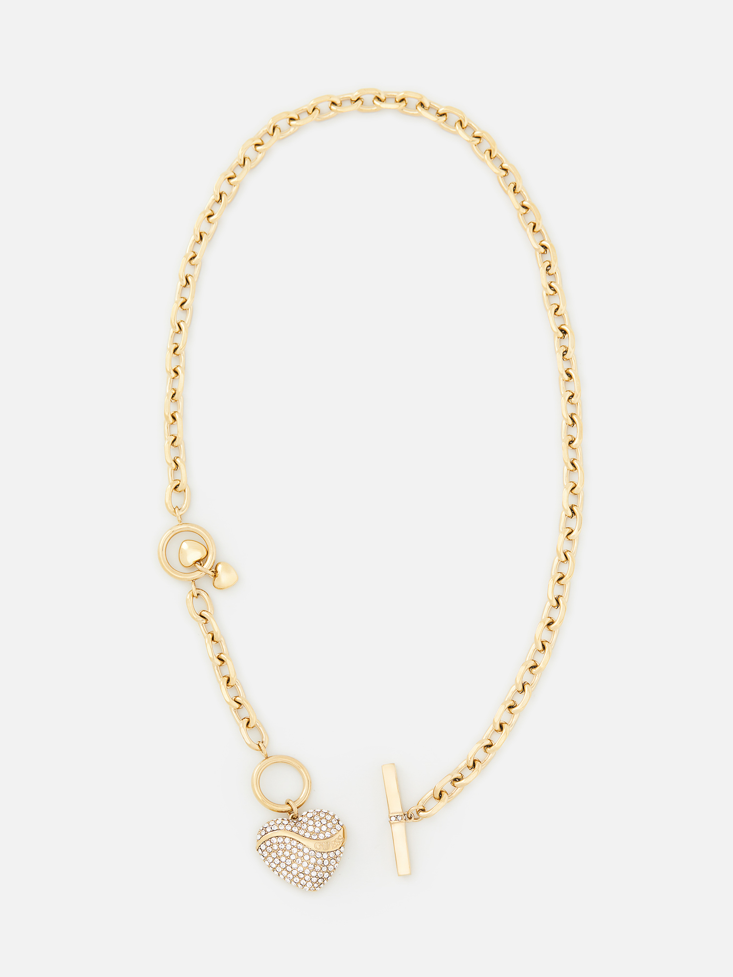 

Колье из стали 45,7 см Guess JUBN04494JWYGT/U, кристалл, JUBN04494JW